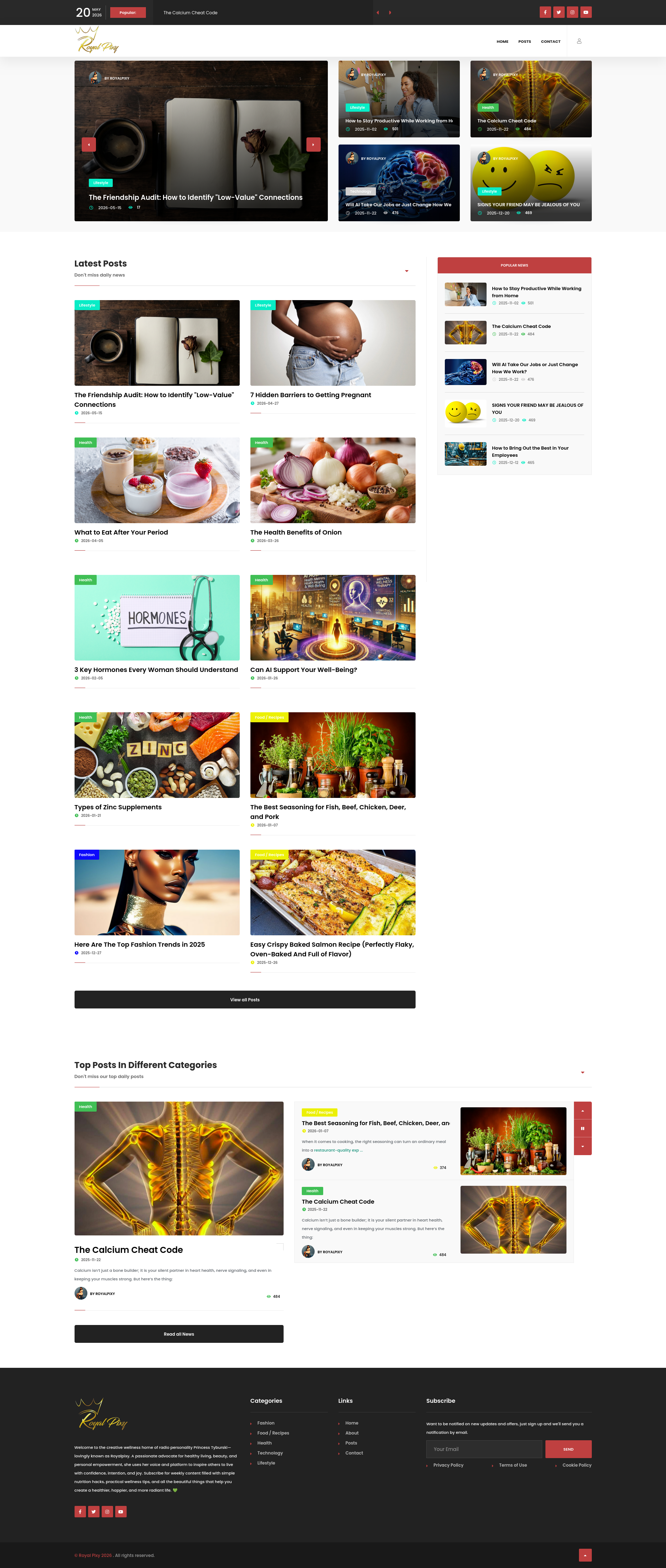 Royal Pixy website screenshot